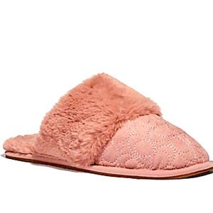 Coach Pink Slippers